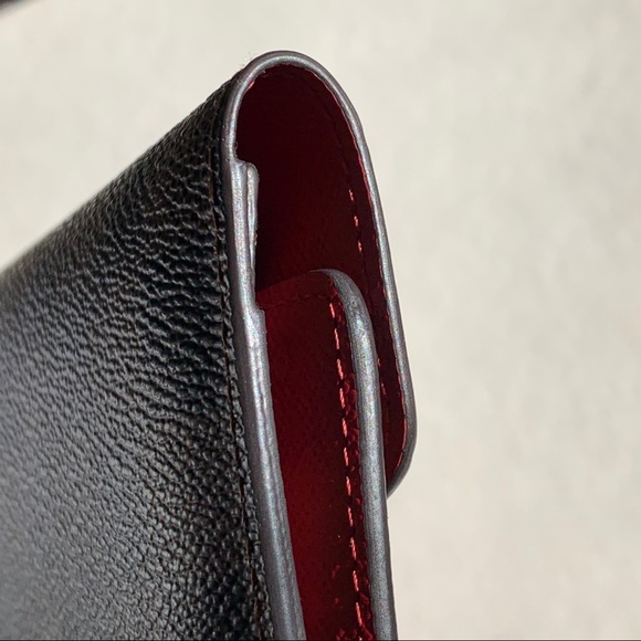 Louis Vuitton Damier Ebene Josephine Wallet Red - Picture 6 of 16